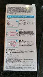 L.A SMILE CLINIC non-peroxide teeth whitening strips