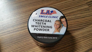 L.A SMILE CLINIC CHARCOAL TEETH WHITENING POWDER